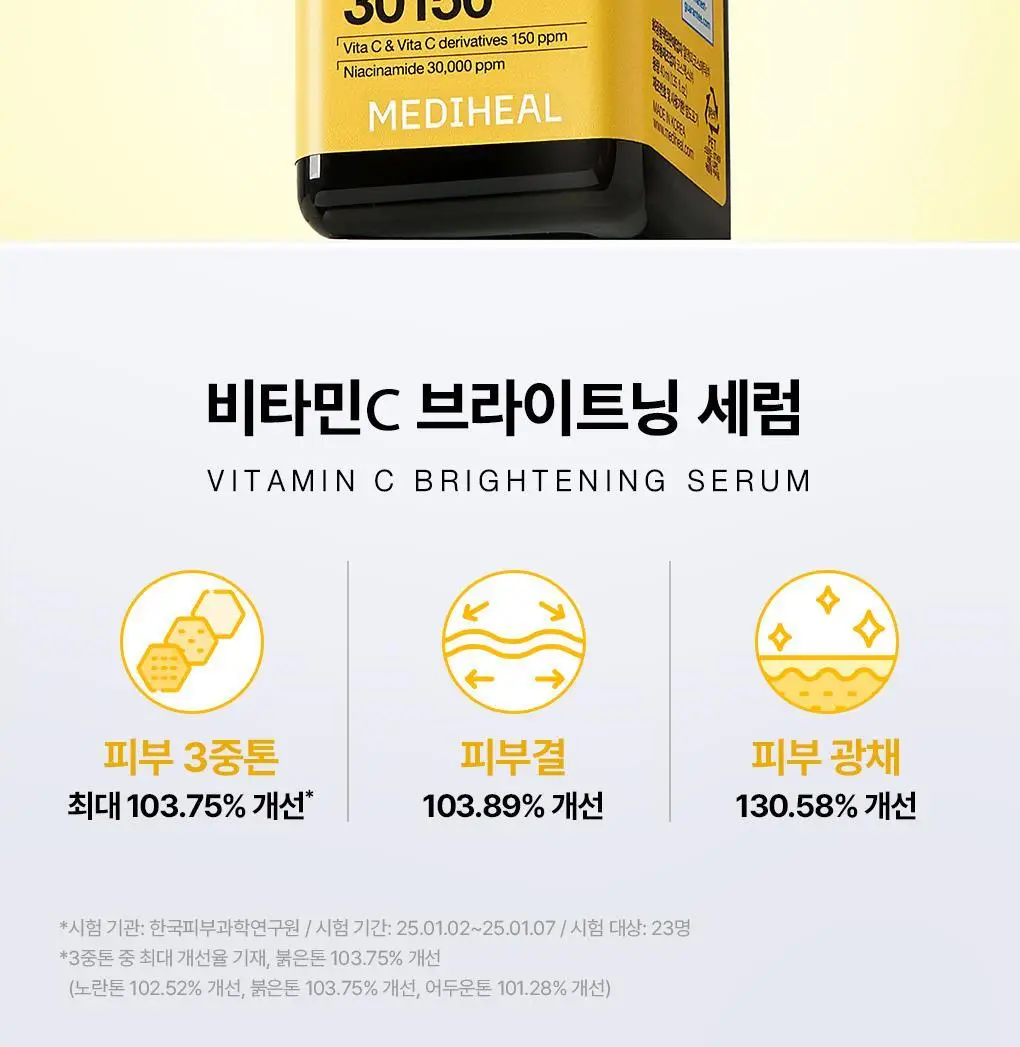 [장도연 PICK/1+1] 메디힐 비타민씨 브라이트닝 세럼 40+40ml 더블 기획 상세페이지 2